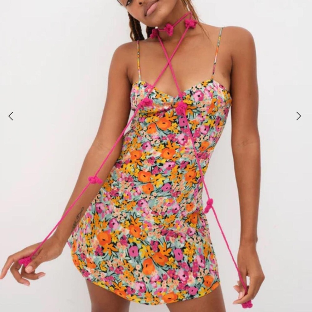 NWT For Love & Lemons Deena Mini Dress